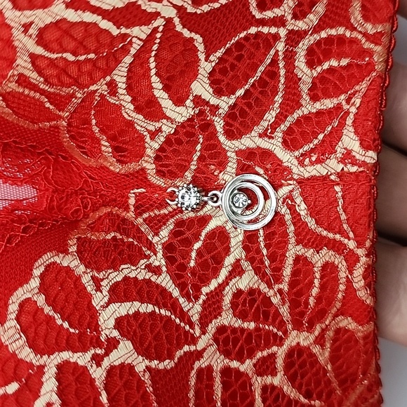 ⭐️2/$30⭐ Women Sexy Lace Brassiere Push Up Intimates Bra Tops Lingerie Red Sz 38 - Picture 13 of 16